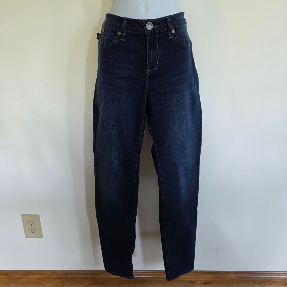Rock & Republic Kashmiere Mid-Rise Dark Wash Skinny Jeans Women's Size 12